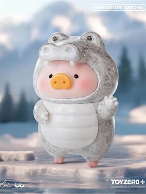 LuLu The Piggy Animal Party Blind Box Special Silver Crocodile